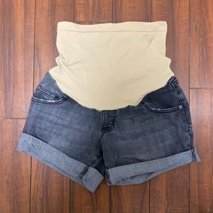 Indigo blue small MATERNITY shorts
